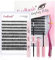 FADLASH Extension Cils Kit DIY Faux Cils Individuel 200pcs, Lash Bond et Seal, Dissolvant pour Colle Cils, Pince Cils