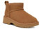 UGG K Classic Ultra Mini Stivali da ragazza alla moda, castagno, 1 US Big Kid