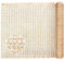 Kleemeiero Rattan Gurtband, 35 x 150cm Rattan Geflecht Natürliches Rattan-Gurt Cane Webbing Rattan Roll Rattan Geweberolle Gewebtes Offenes Rattan Wabengeflecht für DIY-Projekte Möbeldekoration