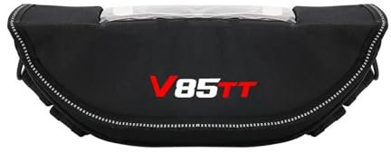 SiMuRYP Motorrad-Lenker-Hängetasche Für Moto Guzzi V85 TT V85TT Centenario Reise Motorrad Zubehör wasserdichte Tasche Lagerung Lenkertasche Reise Werkzeugtasche