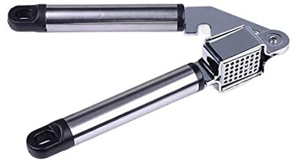 Garlic Press Garlic Mincer Easy-Squeeze Ergonomic Handle, No Need to Peel, Professional Ginger Press Garlic Mincer Crusher