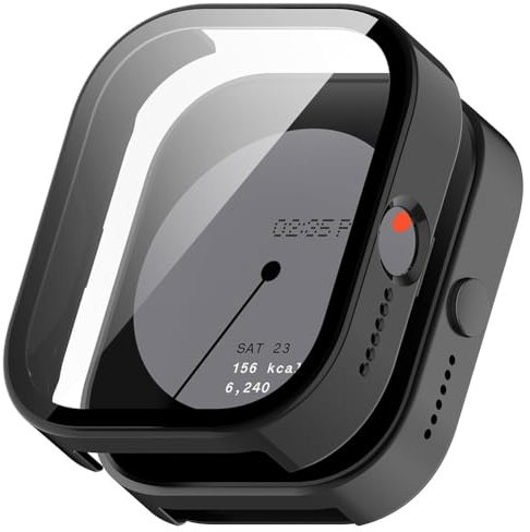 diamondo Screen Protector Compatible with CMF by Nothing Watch Pro Case Smartwatch Accessories Protective Cover with Tempered Glass Watch Bands Straps Screen Protector for CMF by Nothing Watch Pro