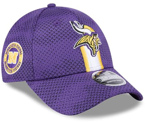 New Era Minnesota Vikings NFL 2024 Sideline Violet 9Forty Casquette Stretch Snapback Ajustable