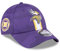 New Era Minnesota Vikings NFL 2024 Sideline Lila Verstellbare 9Forty Stretch Snapback Cap - One-Size