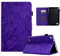 Custodia in pelle per Kindle Fire 7 2019/2017/2015, custodia protettiva per tablet Fire 7 (9a/7a/5a generazione), custodia protettiva per tablet con slot per schede/spegnimento automatico (viola)