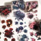Cosswe Washi Tape Set, 3 Rollen Vintage Blumen PET Tapes Transparente Aufkleber Dekoratives Klebeband, 60 mm x 2 m, Ideal für Scrapbooking, Bullet Journals, Planer & Geschenkverpackungen