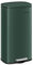 SONGMICS Mülleimer mit Deckel, 8 Gallonen Mülleimer, Edelstahl, kleiner Abfalleimer mit Trittpedal und Inneneimer, Soft Close, Küche, Retro Green ULTB003C01