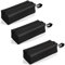 YAYODS 3 Stück Tragbare Werkzeugtasche Klein - 30 x 10 x 10CM Tragbare Werkzeugtaschen - 1680D Polyester Tool Bag - Schwarz Werkzeugtasche Leer - Werkzeugtasche mit Hängendem Riemen und Reißverschluss