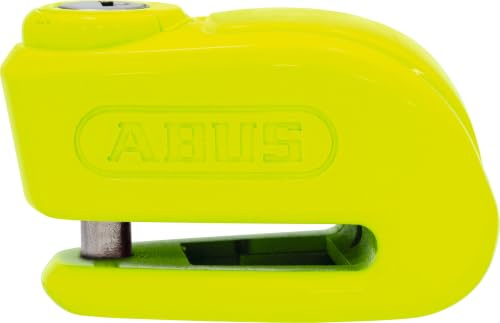 ABUS Bremsscheibenschloss 360 Trigger Alpha 2.0 - Motorradschloss für Motorroller - zur Absicherung unterwegs und in der Garage - mit 10 mm starkem Schließbolzen aus gehärtetem Stahl - gelb