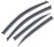 Seitenfenster-Windabweiser Für Skoda für Superb B8 3V III 2016-2023 4-teiliges Auto-Seitenfenstervisier, Windschutzscheibe, Regen-Augenbrauenschutz, Deflektoren Visierschutzabdeckung