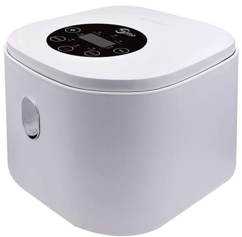 THEGA 2 Liter Reiskocher, Unterstützt Voreinstellung Und Warmhaltefunktion, Edelstahl-Innenschale, Reiskocher Und Dampfgarfunktion, Zur Zubereitung Von Reis, Suppe, Babybrei, Kuchen, Mehrkorn