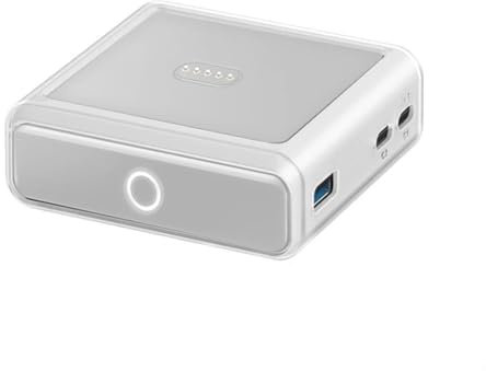 Silikon-Schutzhülle für Anker Prime Bank, 100 W, Ladestation, Schutzhülle, Kratzschutz, Zubehör, stoßfest, transparent