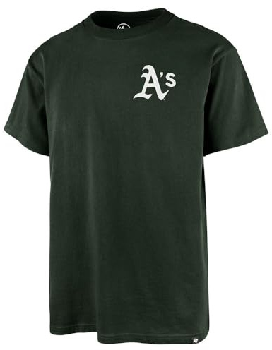 47 MLB Oakland Athletics Backer Echo Short Sleeve T-Shirt L
