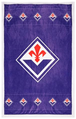 ACF Fiorentina Plaid sherpa agnellato 100x150 cm Prodotto Ufficiale