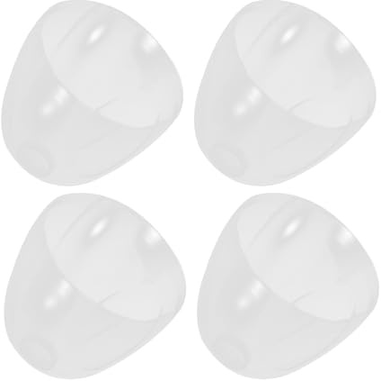 Replacement Baby Bottle Caps 4 Pcs Wide Neck Plastic Lid Set | Bottle Sealing Discs for Container and Baby Bottle, Kitchen Use, Useful Design, Multifunctional Convenience