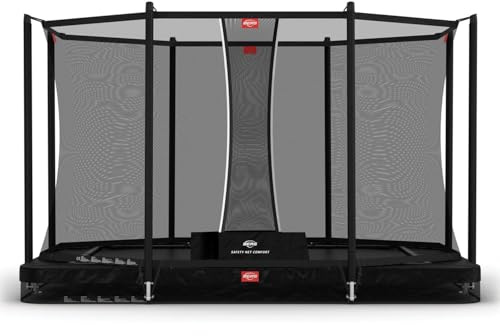 BERG Ultim Favorit InGround Trampolin rechteckig 410 Schwarz 410x250 cm