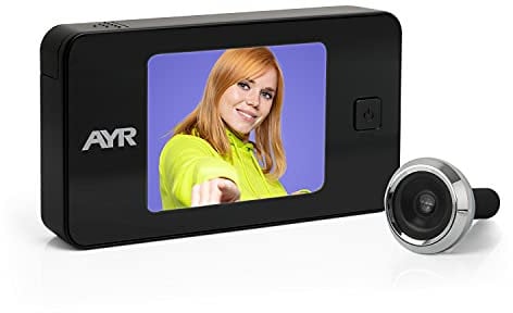 AYR 752-Zebra 752 Digitaler Türspion Schwarz/Chrom