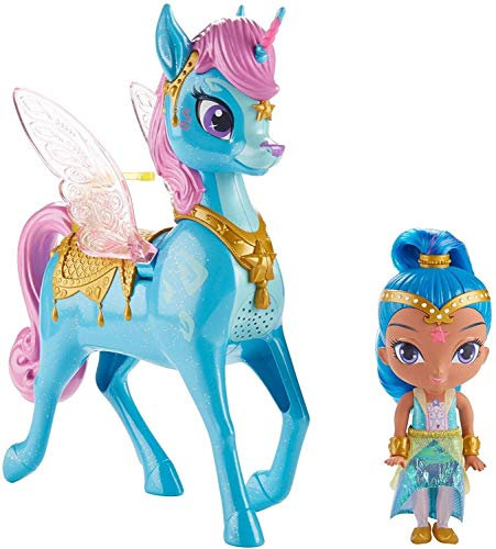 Shimmer & Shine Puppe mit Zahracorn-Figur, 35 Lieder, Geräusche und Sprüche
