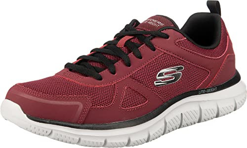 Skechers Sport Mens Track SCLORIC Men 52631 BUBK Bordeaux, Schuhgröße:44 EU