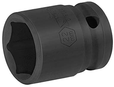 Jetech Douille à Choc 22mm 1/2 Pouce, Acier Chrome-Molybdène, Hexagone 6 Pans Peu Profond pour Cliquets, Clés Dynamiques et Électriques, Solide et Durable, Métrique
