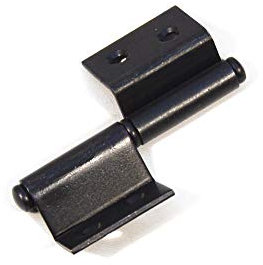 4 Stücke 70х28mm Links Stahlscharnier zwei Blätter rechteckige Tür Scharniere Schwarz Antik Restaurierungsshop Veraltete Beschläge Vintage Schabby Möbelband