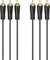Hama Audio-/Video-Kabel, 3 Cinch-Stecker - 3 Cinch-Stecker, vergoldet, 1,5 m
