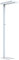 NCC-Licht LED Stehleuchte Lara Silber Up & Down 2 x 40W 8800lm Neutralweiß 4000K UGR<17 dimmbar + Bewegungssensor + Tageslichtsensor