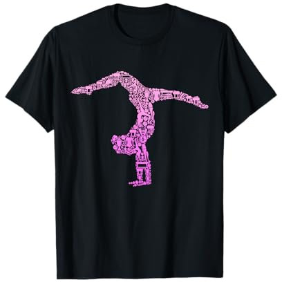 Turnen Turnerin Gymnastik Kinder Mädchen Damen T-Shirt