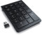CSL - Numpad kabellos - 2,4 Ghz Funk - Ziffernblock Wireless - Keypad mit 22 Tasten - 10 Multifunktionstasten Multimedia-Keys - Tastatur mit Energiesparmodus - für Laptop Desktop PC und Notebook