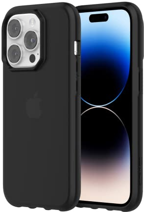 Survivor Clear Series Case for iPhone 14 Pro, Scratch Resistant/Shock Absorbing - Black (GIP-086-BLK)