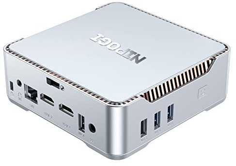 NiPoGi Mini PC, Mini Computer Intel Celeron N5105 Prozessor (bis zu 2,9 GHz), Mini PC Business 16 GB DDR4 512 GB SSD M.2, Supporto 4K UHD Triplo Display, Dual WiFi, Gigablit Ethement
