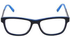 FILA Brille mit Sehstärke für Herren optional mit Sonnenbrillentönung oder Blaulichtfilter, Quadratisch, gefertigt aus Celluloseacetat (inklusive Brillenetui)