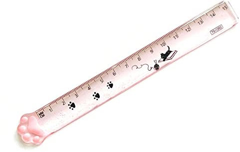 Bemvp 15 cm Plastik Herrscher Katze Klauenformmessung Lineal Glitzer Lineal Für Studentenschule Geeignet
