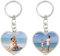 Porte-Clés Personnalisé, Porte Clé Photo Personnalisé, Porte-Clés Personnalisables Anniversaire Datepour Elle Petite Amie Couple Saint Valentin Cadeaux De Noel Halloween