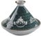 BAMFY Handmade Ceramic Tagine Pot for Cooking Traditional Moroccan Tajine Pot Non Stick Stew Casserole Slow Cooker with Cone-Shaped Closed Lid (Color : D)
