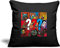 Spreadshirt Die DREI Fragezeichen Covermotive Kissenbezug 45 x 45 cm, One Size, Schwarz