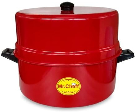 USA Deals 365 Tradtional South Indian Thermal Rice Cooker with Stainless Steel Pot 1.5 Kgs Aluminium Steamer (5.25 Ltr)