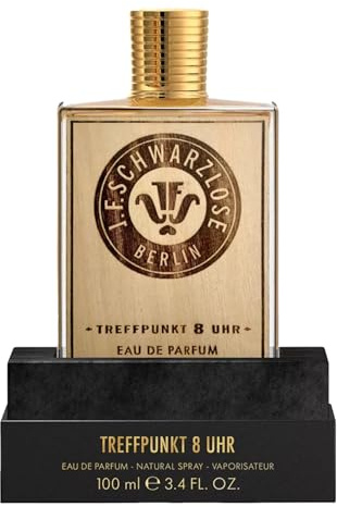 Schwarzlose Treffpunkt 8 UHR – Unisex EDP Spray Fragrance – lang anhaltende und fesselnde Perfume mit Mango, Ingwer, Salbe und Vetiver – Body Spray mit Royal und unvergleichlichem Duft – 3,4 oz