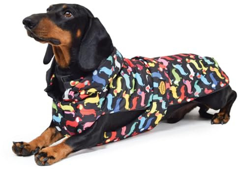 Fashion Dog Hunde-Steppmantel speziell für Dackel - 43 cm