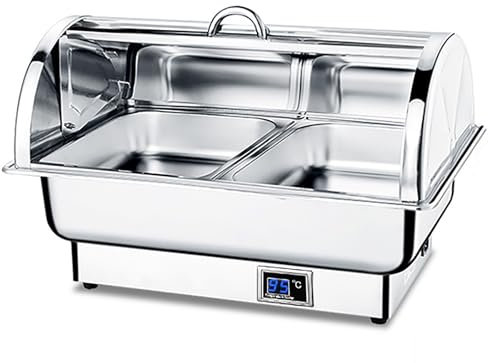Countertop Food Warmer,9L Electric Chafing Dish Food Warmers,Breakfast Insulated Stove, Adjustable Temperature (35-85°),for Buffet Restaurant,convenience Store