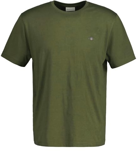 GANT Men's T-Shirt, Green (Moss Green), 4XL