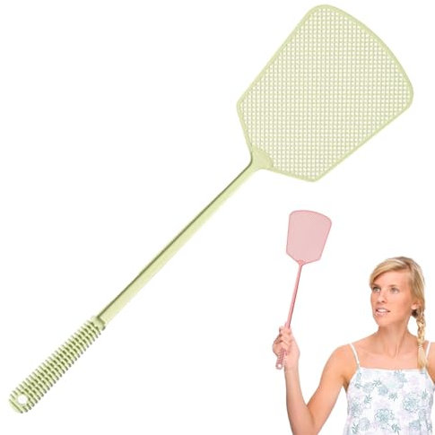 Matamoscas para Interiores - Matamoscas | Matamoscas | Matamoscas Gigante | Matamoscas de Polipropileno Resistente | Matamoscas multifuncionales de Mano Larga para Aula Interior y Exterior