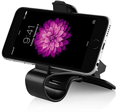 Mr.Gadget's Solutions Multifunctional Car Dash Phone Mount Holder, HUD Design Mount Holder For All Mobile Phone