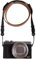 VOVMOEYA Camera Neck Strap,G7X MARK III body strap PU Shoulder Adjustable Strap for photographers for Fujifilm/for Nikon/for Canon/for Sony/for Minolta/for Panasonic/SLR/DSLR Cameras Texture-COFFEE