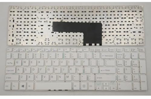 JYJYGDM Parti per Laptop Nuovo for Sony VAIO SVF152A29L SVF152A29M SVF152C1JN SVF152C1WL SVF152C29L SVF15323CXB Serie Tastiera del Computer Portatile Bianco