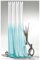 heimtexland ® Schlaufenschal mit Farbverlauf in türkis HxB 245x135 cm Voile transparent - ÖKOTEX geprüft - Gardine Vorhang Dekoschal Aqua Typ501