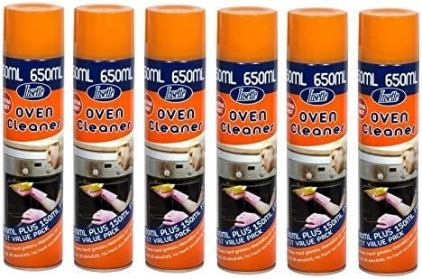 Scotvision® 6 x Insette Oven Hob Cleaner Giant Aerosol Spray Can