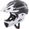 Cratoni Unisex – Erwachsene C-maniac Fahrradhelm, schwarz/weiß matt, L-XL