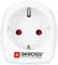 SKROSS Europe to Italy, White, Blister Packaging, 1.500212-E, weiß