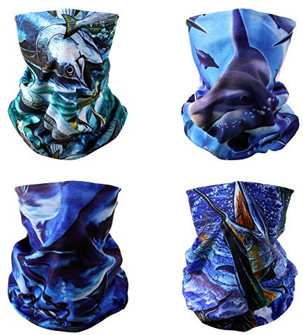 SMEHCF Headband Bandana Balaclava Half Face Mask Head Scarf Neck Gaiter 8pcs